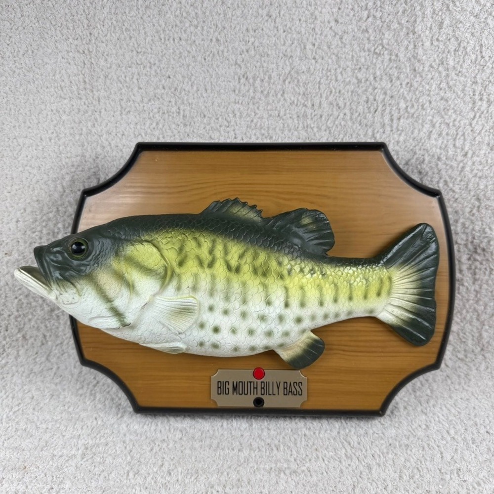 Vintage 1999 Gemmy Big Mouth Billy Bass Singing Sensation Animatronic REPAIR